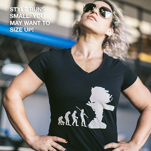 Ladies Evolution of Man T-Shirt