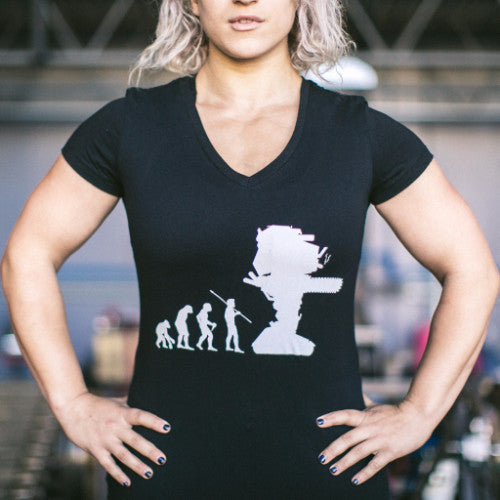 Ladies Evolution of Man T-Shirt